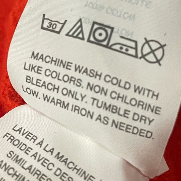 Madewell bright red wrap v neck tie top / XS / NWOT - Picture 11 of 12